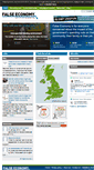 Mobile Screenshot of falseeconomy.org.uk